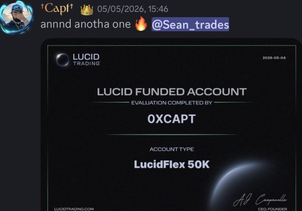 Student review — passed a funded account